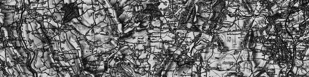 Old map of Compton in 1899