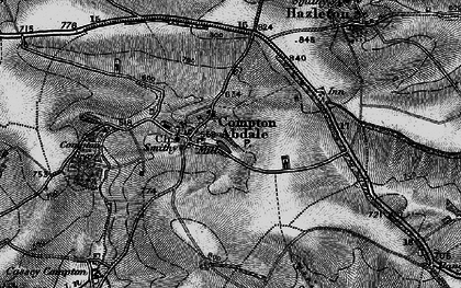 Old map of Compton Abdale in 1896