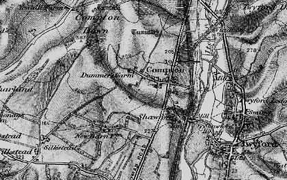 Old map of Compton End in 1895