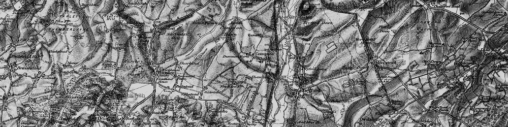 Old map of Compton End in 1895