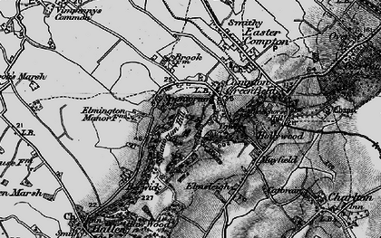 Old map of Compton Greenfield in 1898