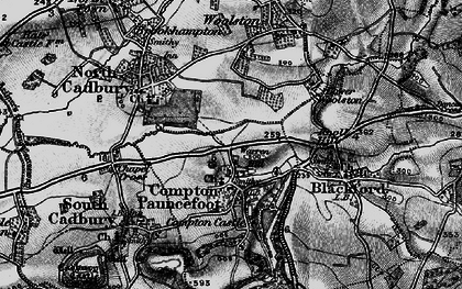 Old map of Compton Pauncefoot in 1898