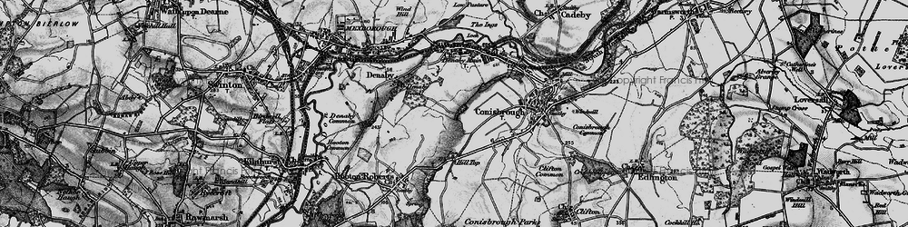 Old map of Conanby in 1895
