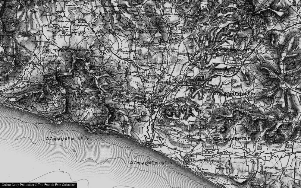 Old Map of Coneygar, 1897 in 1897