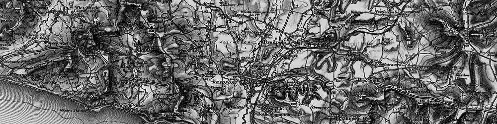 Old map of Coneygar in 1897