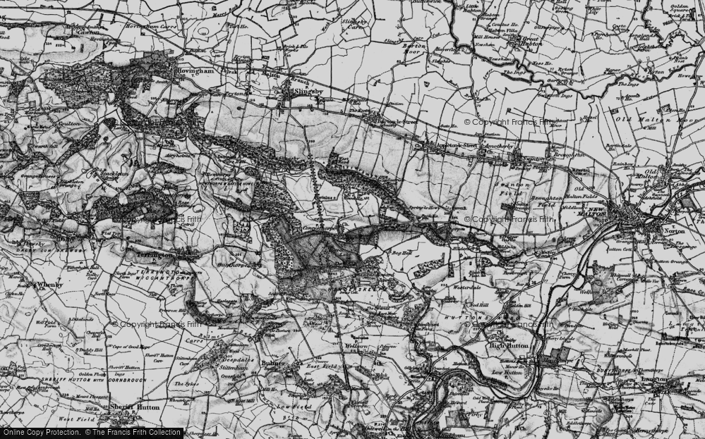 Old Map of Coneysthorpe, 1898 in 1898