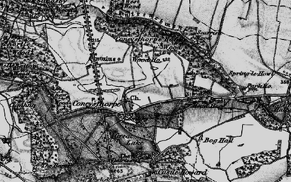 Old map of Castle Howard in 1898