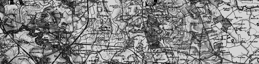 Old map of Coneythorpe in 1898