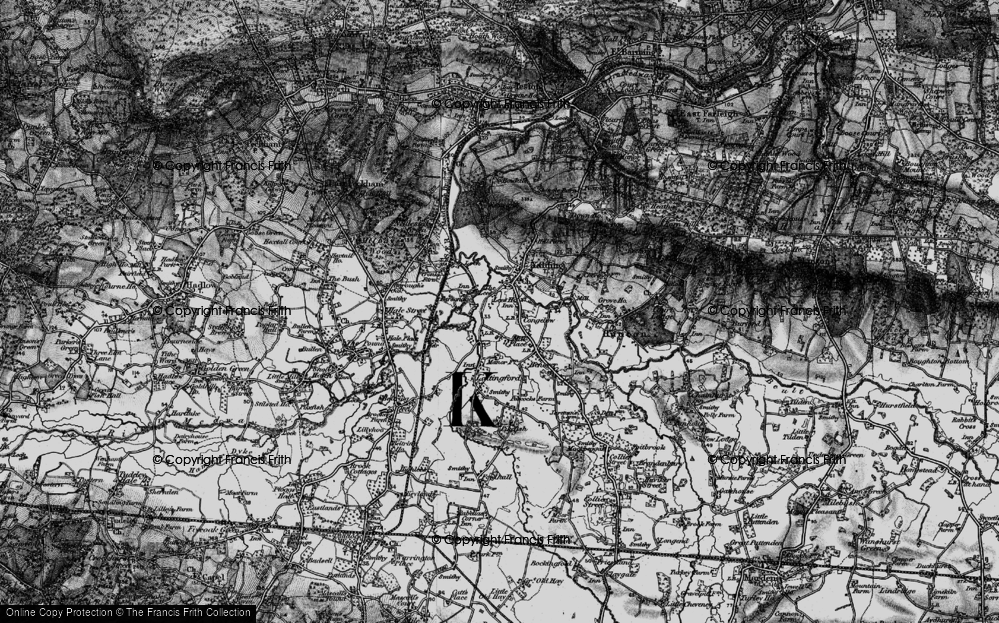 Old Map of Congelow, 1895 in 1895