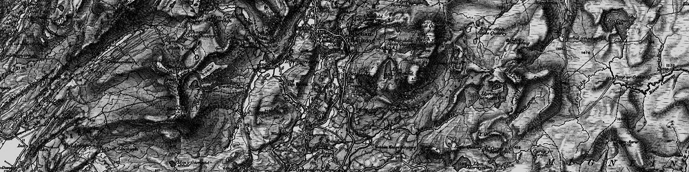 Old map of Congl-y-wal in 1899