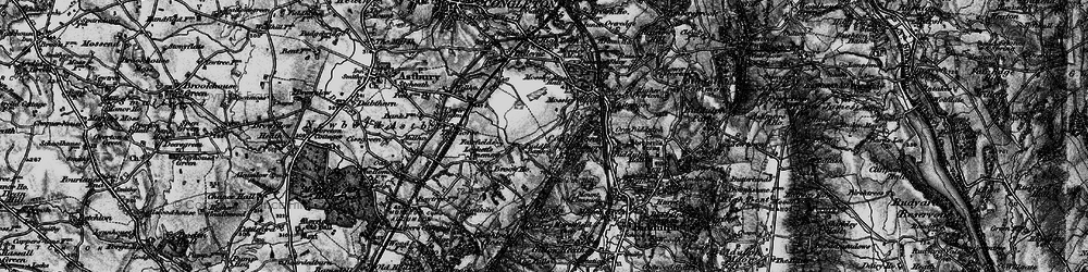 Old map of Congleton Edge in 1897