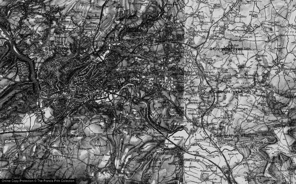 Old Map of Conham, 1898 in 1898