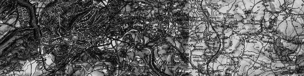 Old map of Conham in 1898