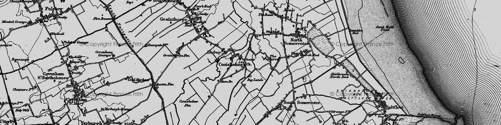 Old map of Conisholme in 1899
