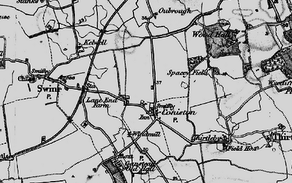 Old map of Coniston in 1897