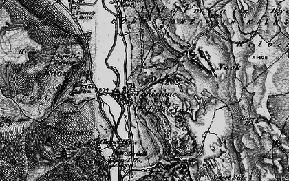 Old map of Burrows Pasture in 1897