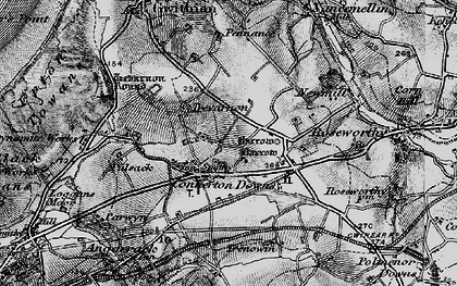 Old map of Connor Downs in 1896