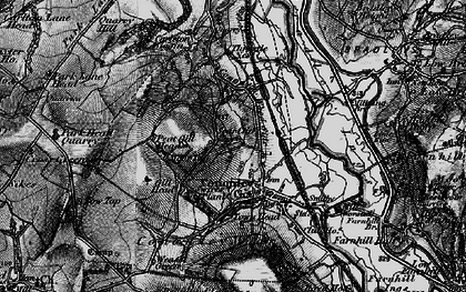Old map of Cononley Woodside in 1898