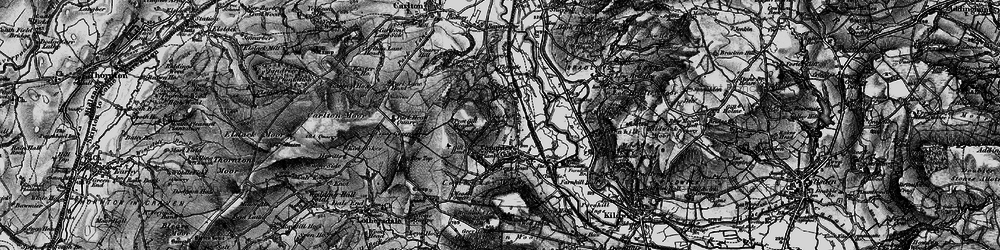 Old map of Cononley Woodside in 1898