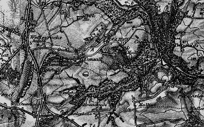 Old map of Consall in 1897