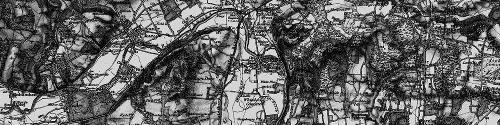 Old map of Widbrook Common in 1895