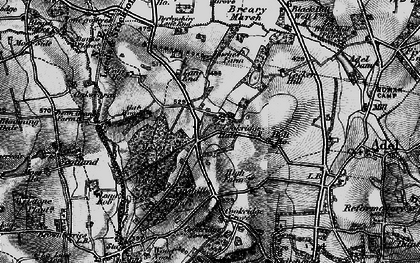 Old map of Breary Marsh in 1898
