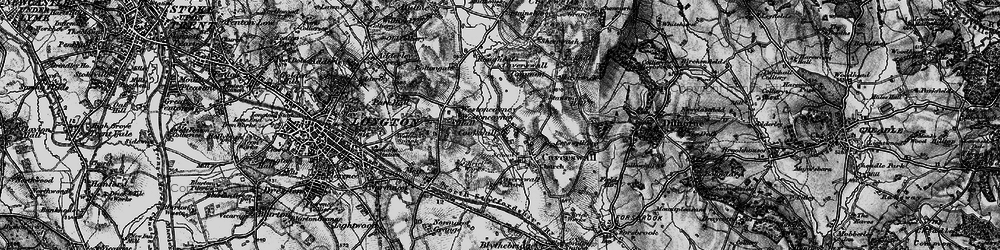 Old map of Cookshill in 1897