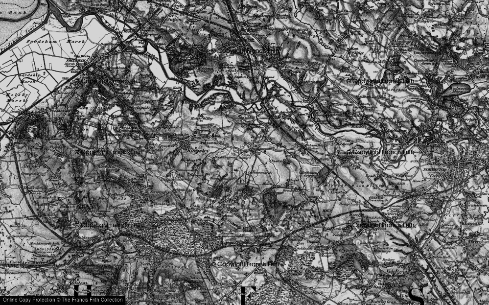 Old Map of Cooksongreen, 1896 in 1896