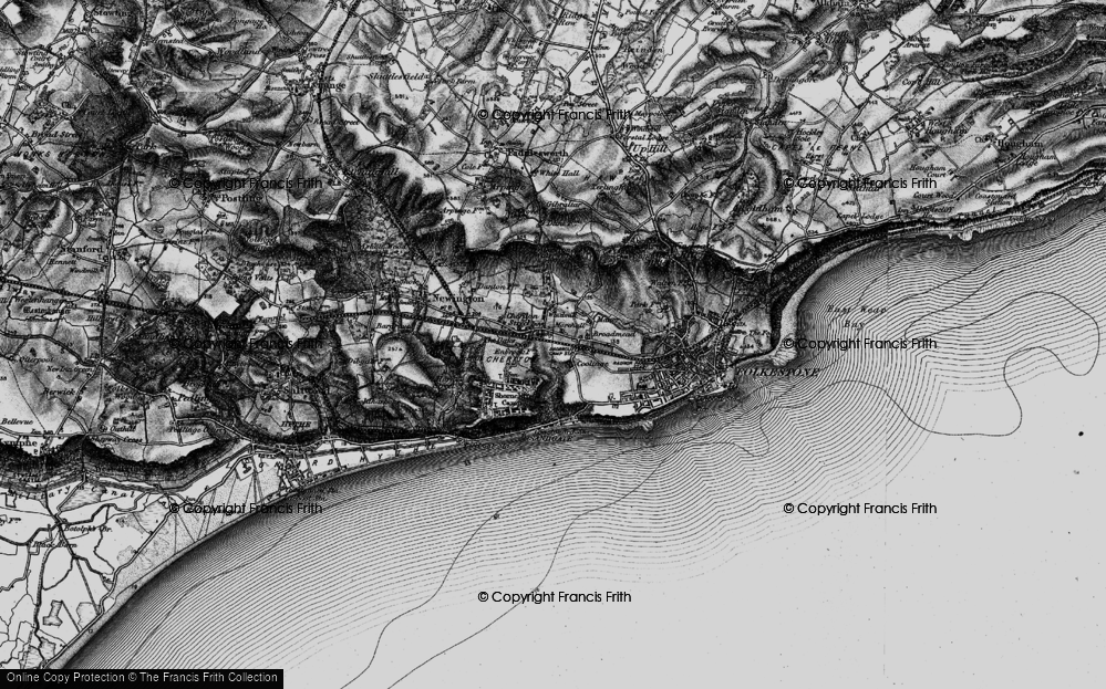 Old Map of Coolinge, 1895 in 1895