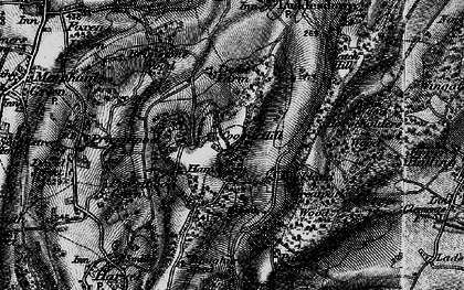 Old map of Coomb Hill in 1895