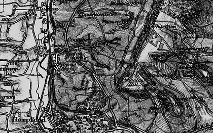 Old map of Coombe in 1897