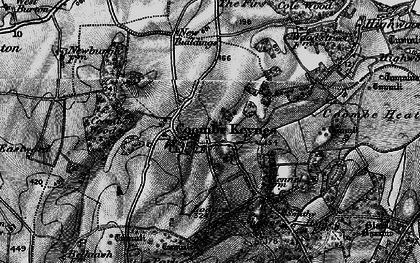 Old map of Lime Kiln Dairy in 1897