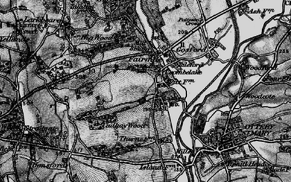 Old map of Coombelake in 1898