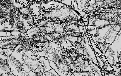 Old map of Coombesdale in 1897
