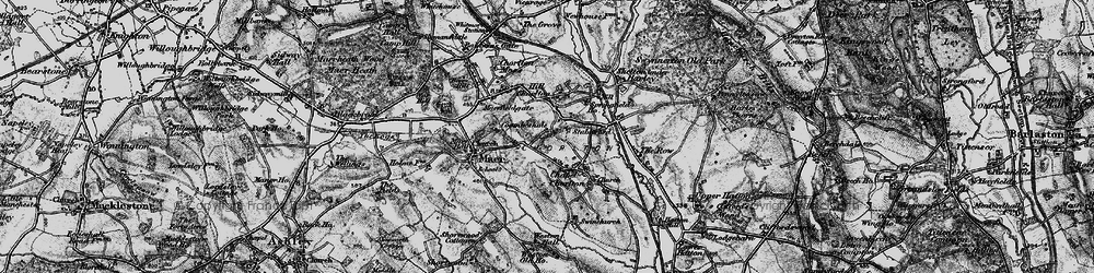 Old map of Coombesdale in 1897