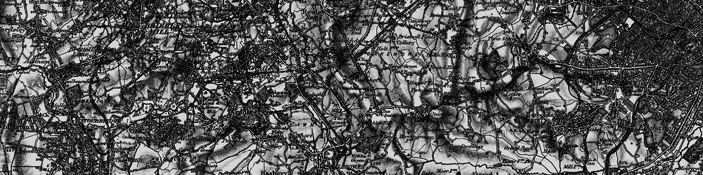 Old map of Coombeswood in 1899