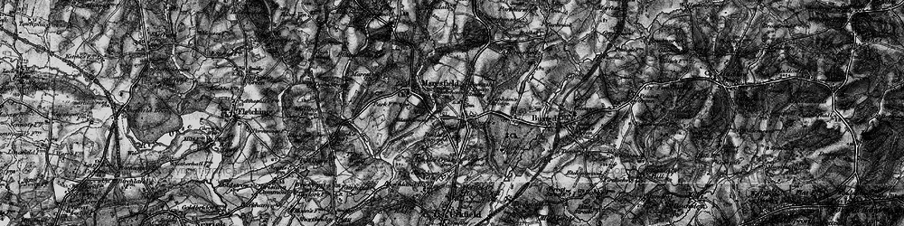 Old map of Cooper's Green in 1895