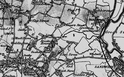 Old map of Cooper Street in 1895