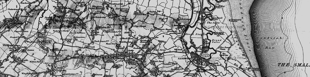 Old map of Cooper Street in 1895