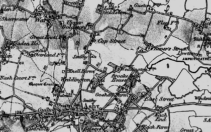 Old map of Cop Street in 1895