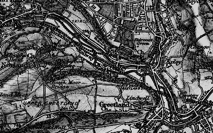 Old map of Copley in 1896