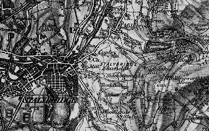 Old map of Copley in 1896