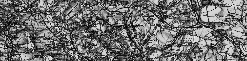 Old map of Copley Hill in 1896