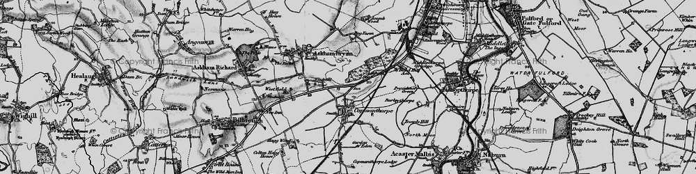 Old map of Copmanthorpe in 1898