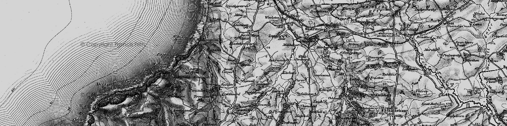 Old map of Coppathorne in 1896