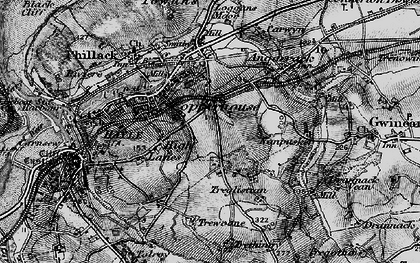Old map of Copperhouse in 1896