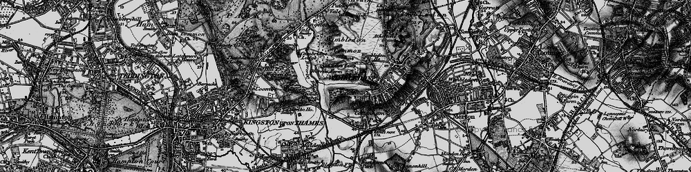 Old map of Copse Hill in 1896