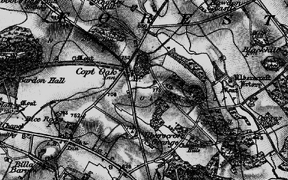 Old map of Bess Bagley in 1895