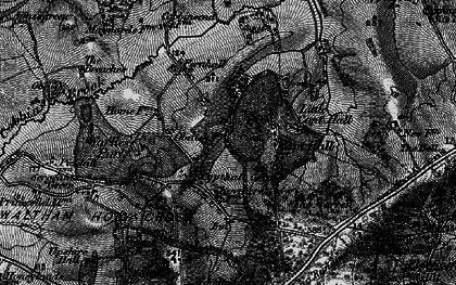 Old map of Copthall Green in 1896
