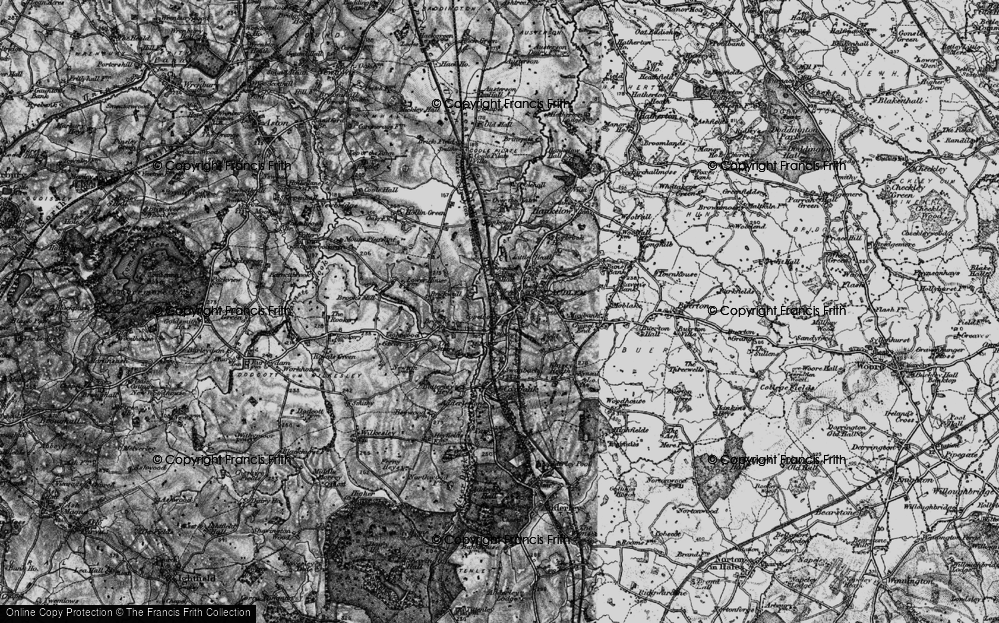 Old Map of Copthorne, 1897 in 1897